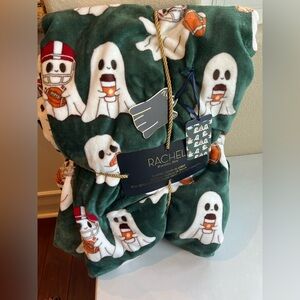 Rachel Roy Football Ghost Plush Blanket